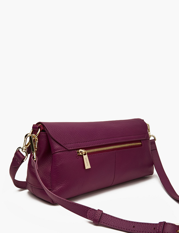 Фиолетовая кожаная женская сумка MASCOTTE 660-3212-107 | ракурс 4