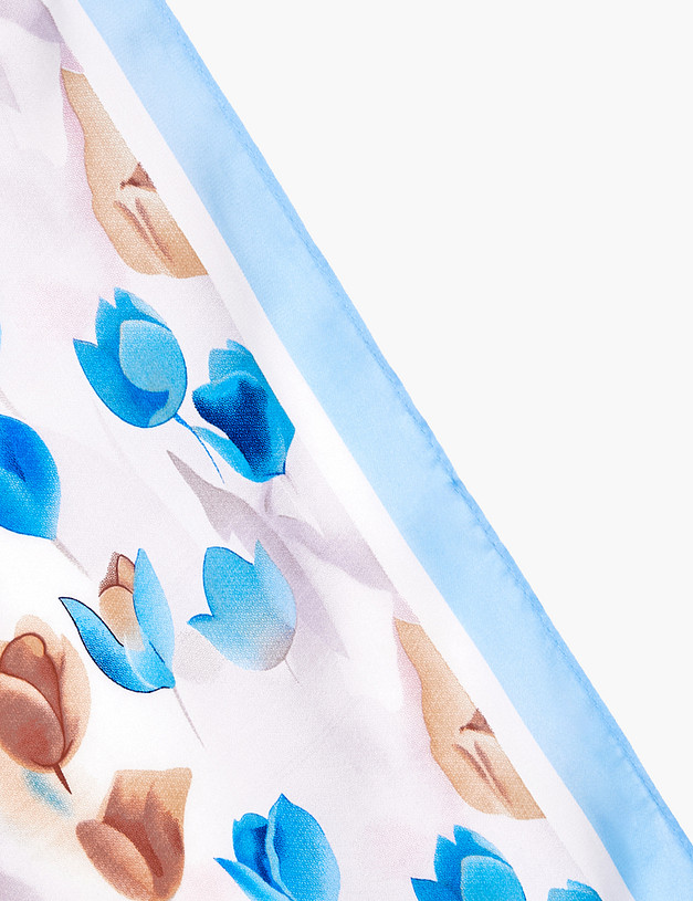 Голубой женский платок MASCOTTE 766-6107-2411 | ракурс 4