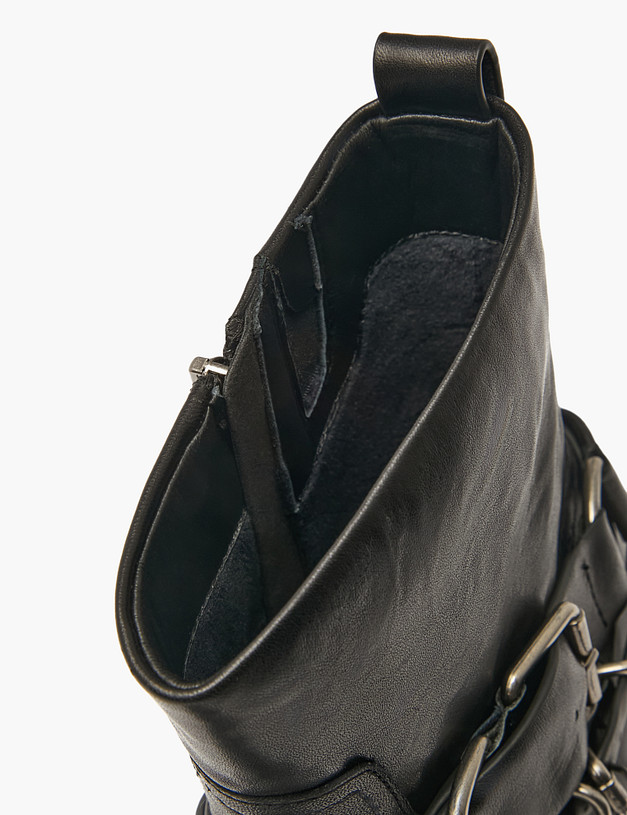 Черные женские ботинки MASCOTTE 233-5282921-0102 | ракурс 6