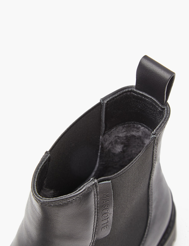 Черные женские зимние челси MASCOTTE 233-3202138-7100M | ракурс 6