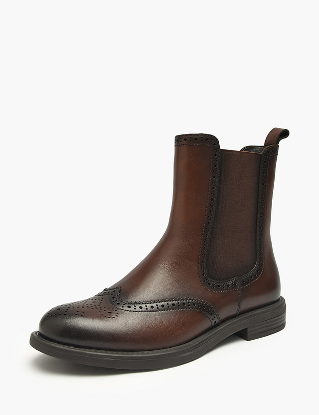 Коричневые женские челси MASCOTTE 58-520823-0109 | ракурс 2