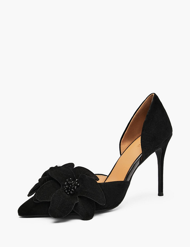 Черные женские туфли MASCOTTE 126-6102613-3605M | ракурс 2