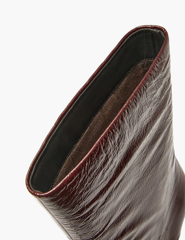 Бордовые женские полусапоги MASCOTTE 126-525921-0705 | ракурс 8