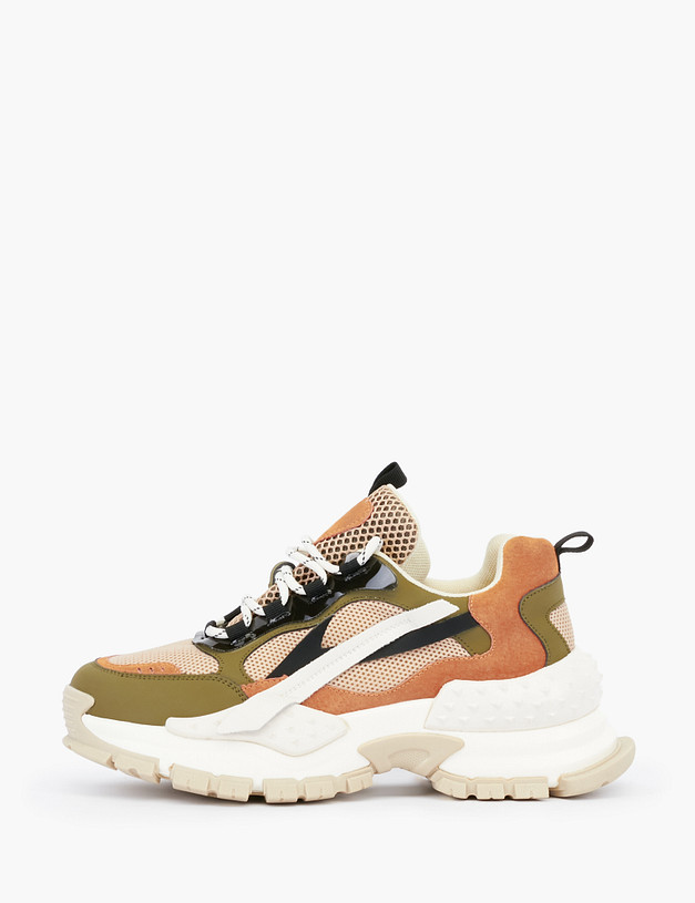 Массивные женские кроссовки MASCOTTE 234-213221-0104 | ракурс 2 Массивные женские кроссовки MASCOTTE 234-213221-0104 | ракурс 2